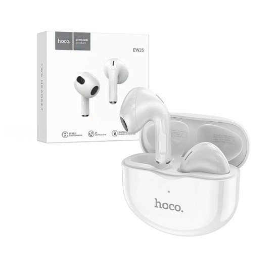 Hoco True Wireless Earbuds EW35 Sonido Bluetooth V5.3 White